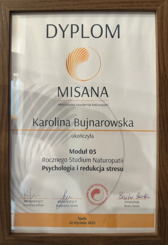 Certyfikat Misana